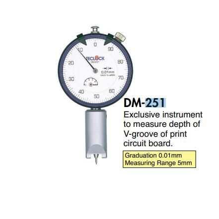 Đồng hồ kiểm tra độ sâu DM-251, DM-252, DM-264, DM-280, DM-283, DM-220, teclock vietnam